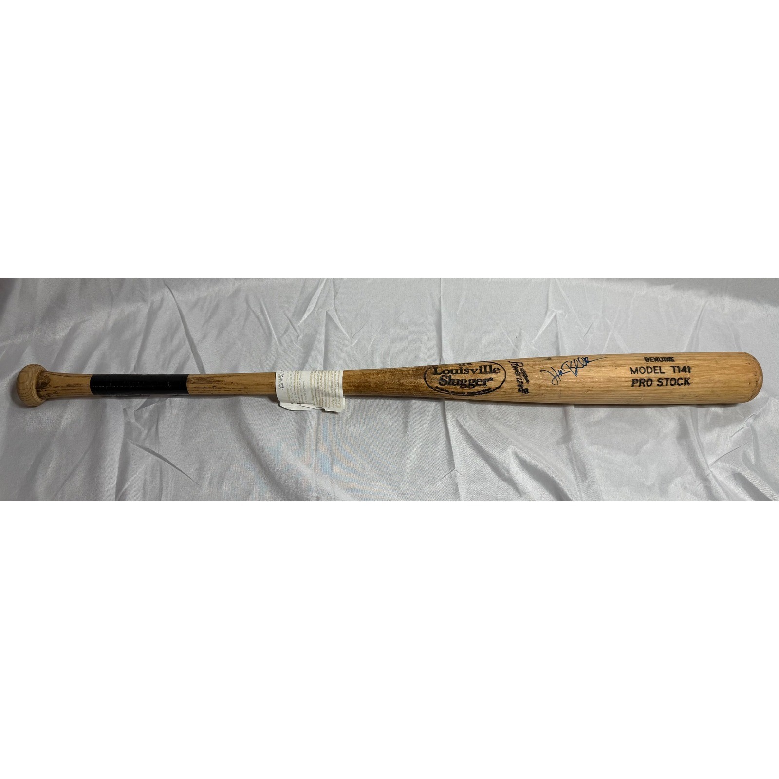 Louisville Slugger T141 Pro Stock Bat Signed Hank Blalock Tulsa Drillers Sweep Louisville Slugger T141 Pro Stock Bat Signed Hank Blalock Tulsa Drillers Sweep