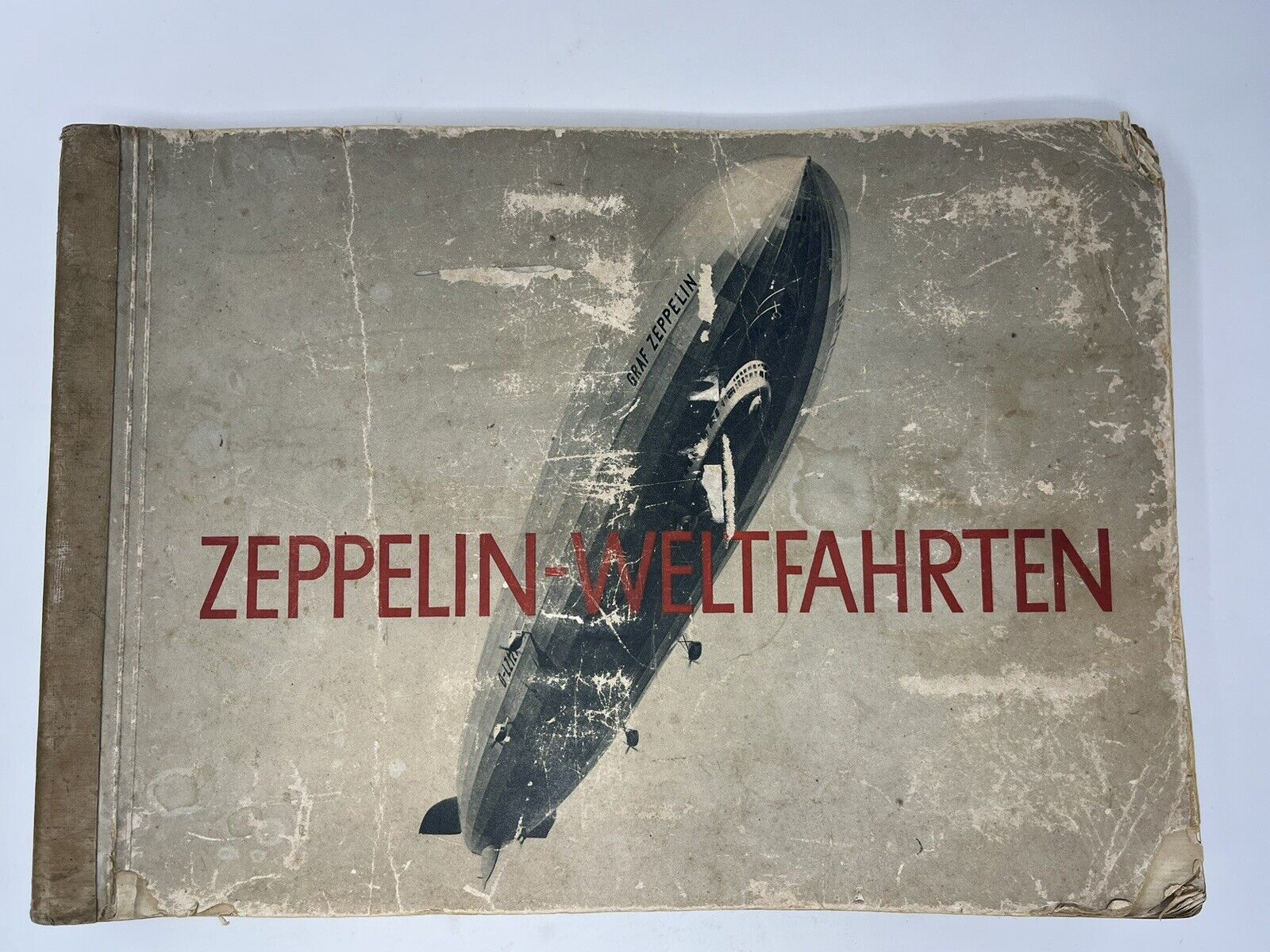 WW2 Antique Graf Zeppelin 1932 World Tour Book