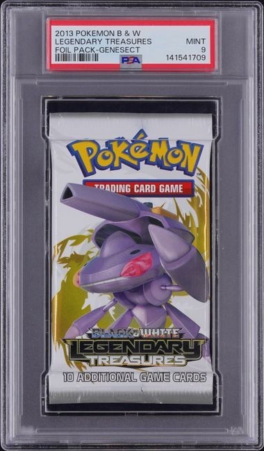 2013 POKEMON BLACK & WHITE LEGENDARY TREASURES FOIL PACK GENESECT PSA 9 2013 POKEMON BLACK & WHITE LEGENDARY TREASURES FOIL PACK GENESECT PSA 9