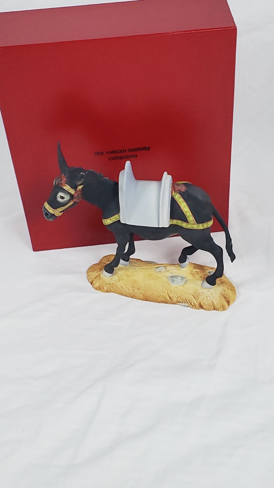 Franklin Mint Vatican Nativity Collection Donkey Ltd Edition VINTAGE MIB