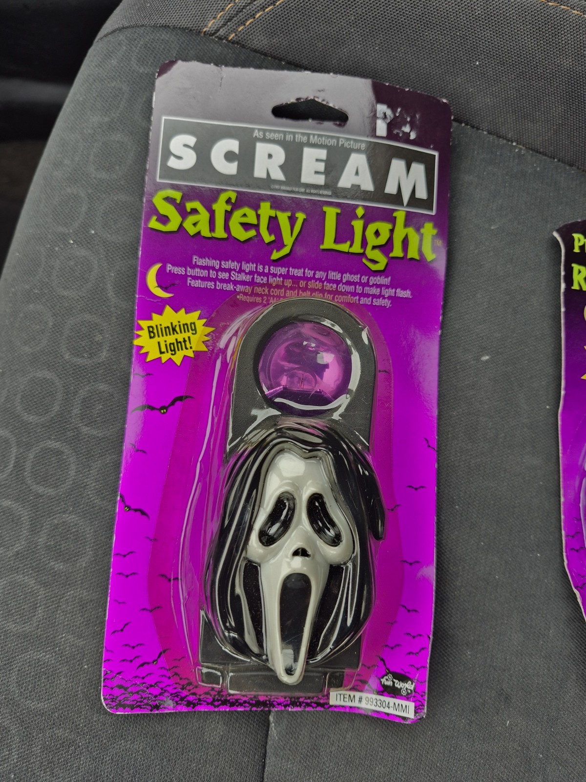 Scream Safety Light Fun World Brand New Sealed Ghost Face Halloween Scream Safety Light Fun World Brand New Sealed Ghost Face Halloween