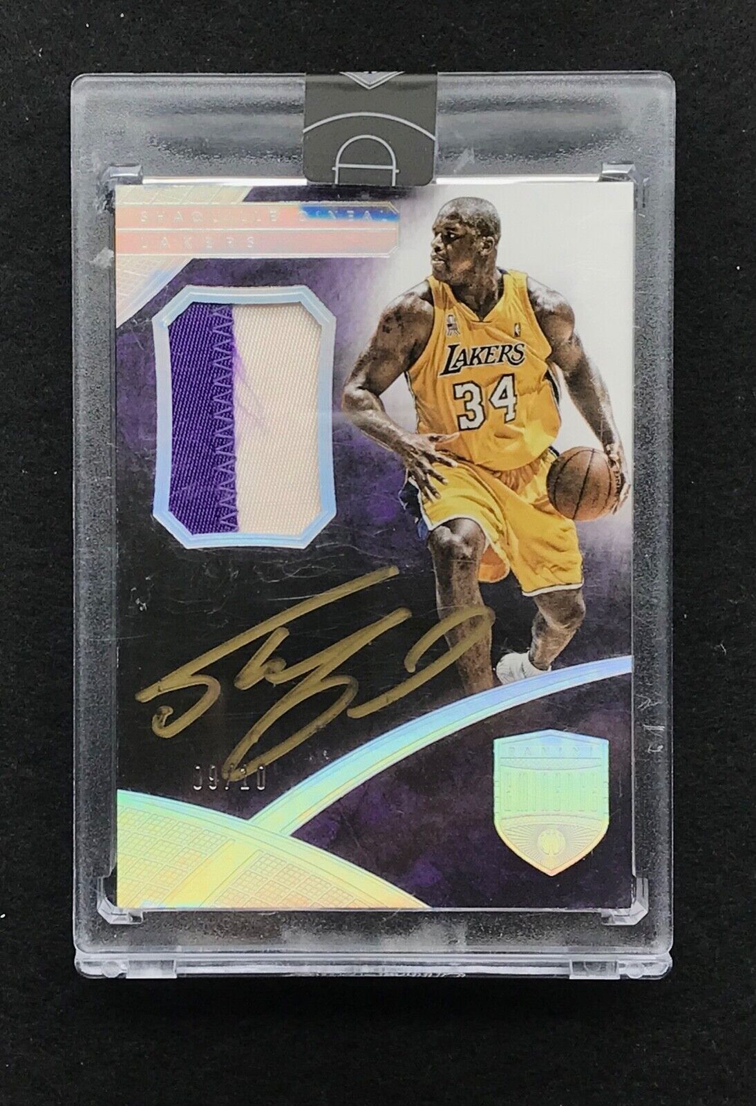 2014-15 PANINI EMINENCE SHAQUILLE O\'NEIL AUTOGRAPH GAME USED JERSEY CARD #9/10