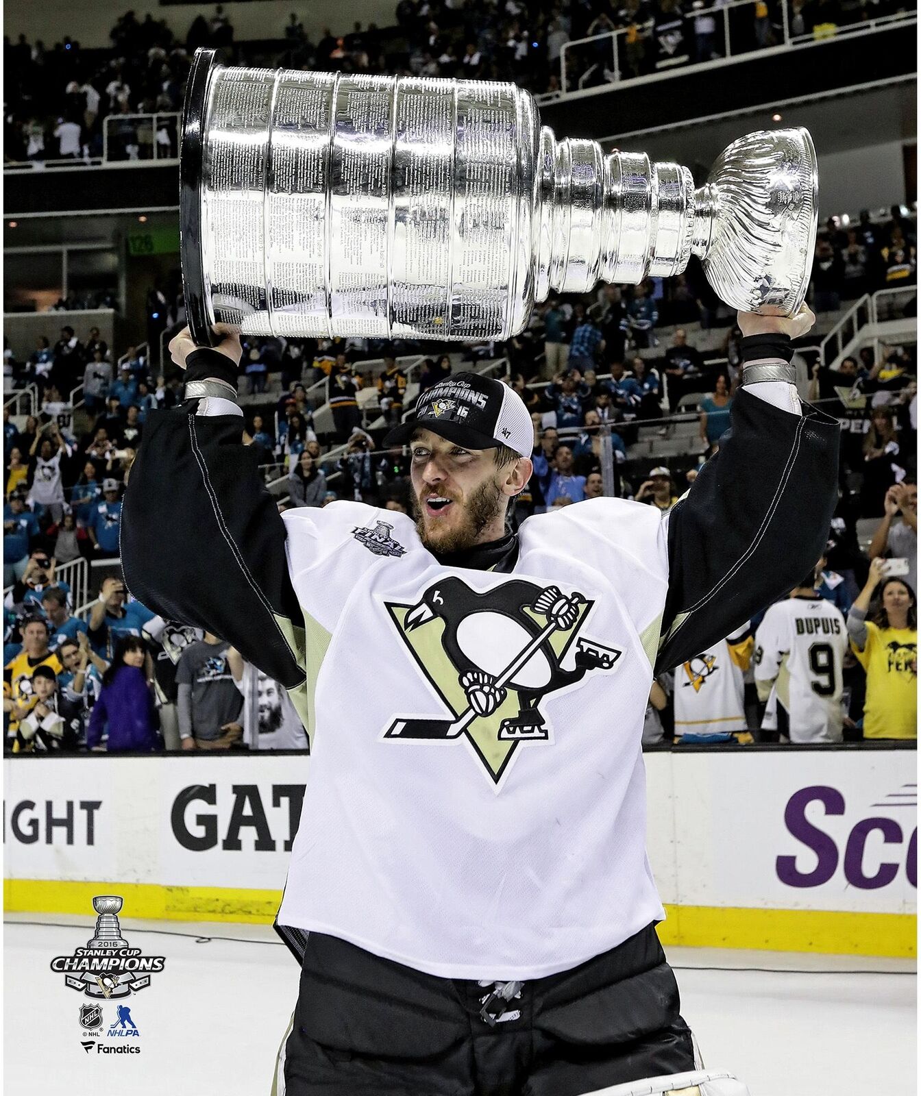 Matt Murray Pittsburgh Penguins 2016 SC Champs Raising Cup 8\