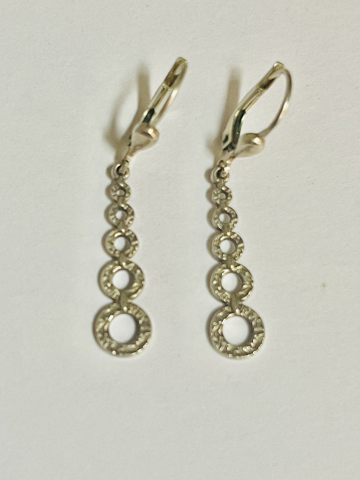 VTG Sterling Silver long drop dangle Earrings VTG Sterling Silver long drop dangle Earrings