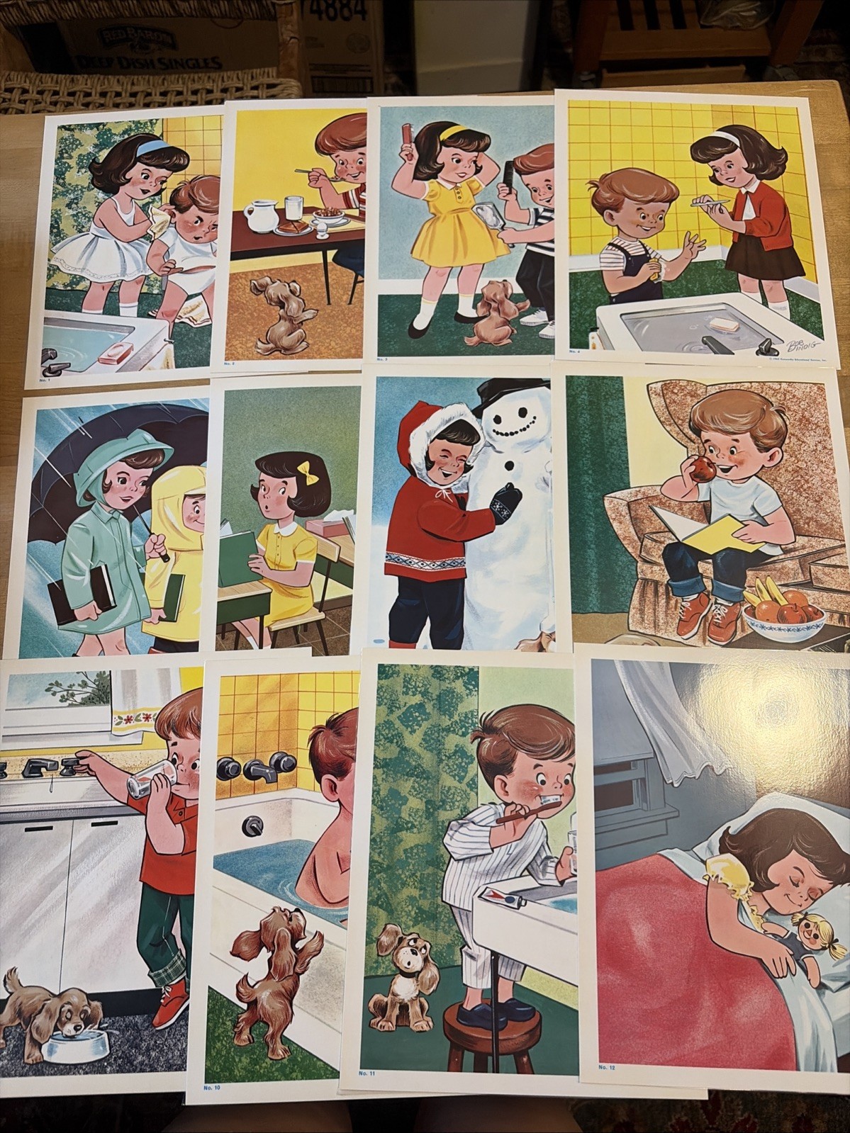Vintage 1965 Good Health Pictures Kenworthy Educational Service 1-12 Vintage 1965 Good Health Pictures Kenworthy Educational Service 1-12