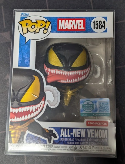 Funko Pop ALL-NEW VENOM 1584 Marvel Limited Edition 9500pc Comes with Protector
