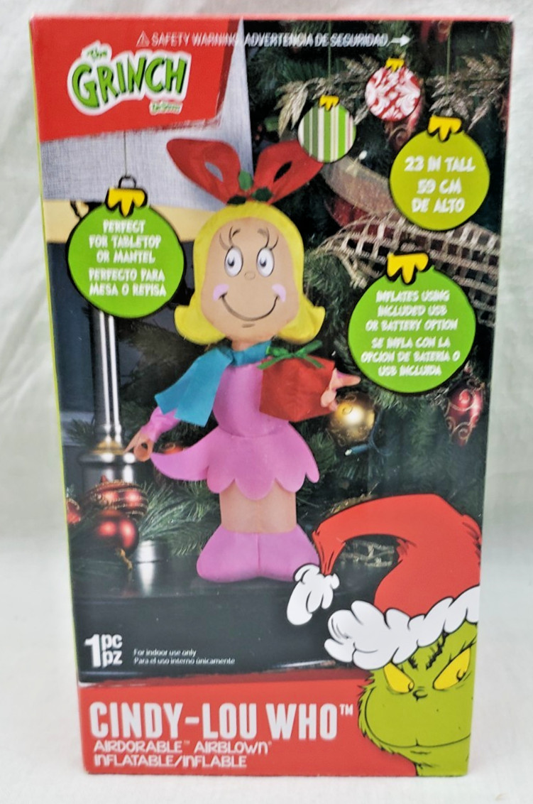 CINDY LOO HOO GEMMY AIRDORABLE AIRBLOWN INFLATABLE 23 CINDY LOO HOO GEMMY AIRDORABLE AIRBLOWN INFLATABLE 23