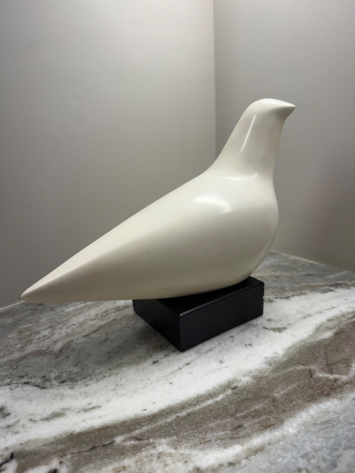 Cleo Hartwig Peace Dove Sculpture Mid Century Modern Signed 1960s 9” Original Cleo Hartwig Peace Dove Sculpture Mid Century Modern Signed 1960s 9” Original