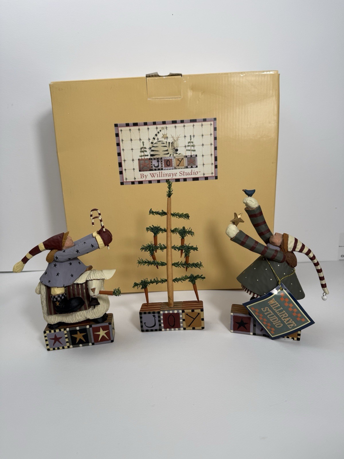 Williraye Studios Farm Yard Festivities WW2503 Coyne’s&Co Folk Art Christmas NIB
