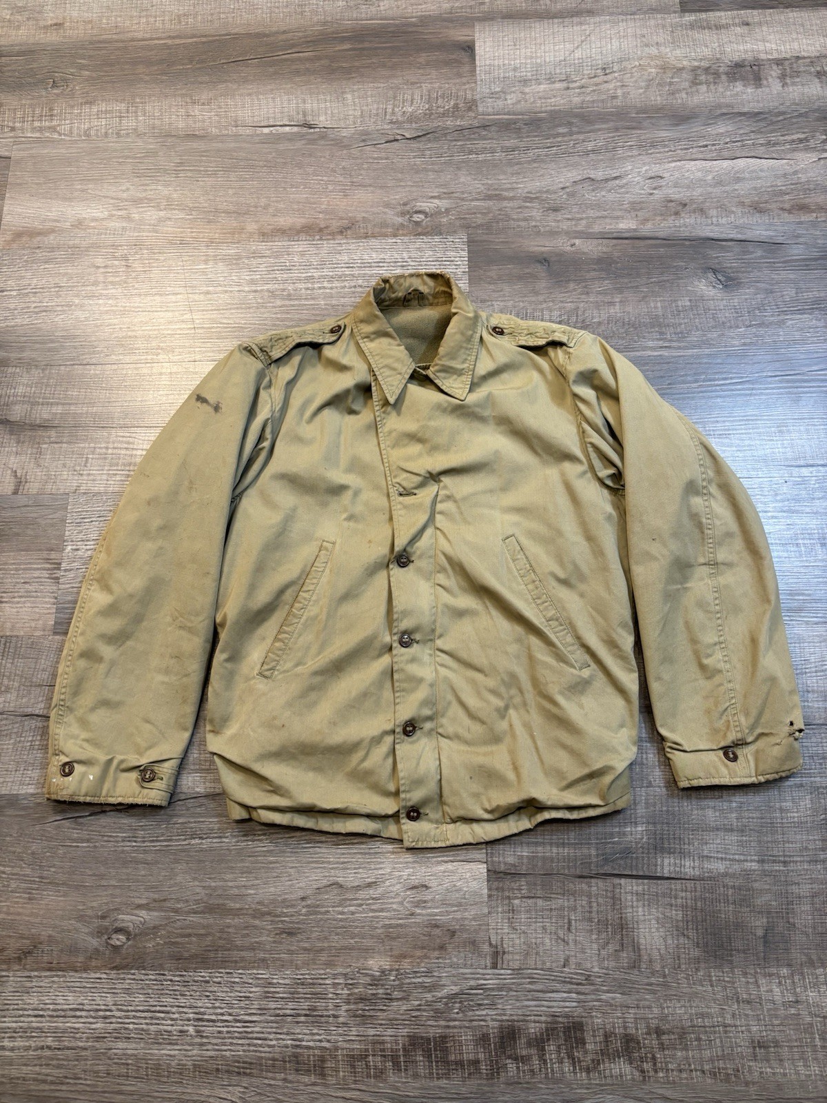 WW2 USGI M41 Field Jacket Sz 38L Salty Working Zipper VTG 40s READ WW2 USGI M41 Field Jacket Sz 38L Salty Working Zipper VTG 40s READ