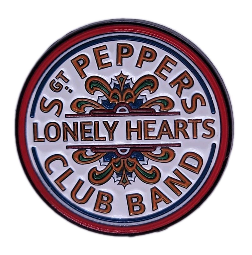 Classic Beatles Inspired - Sgt. Pepper’s Lonely Hearts Club Band Drum Logo Pin