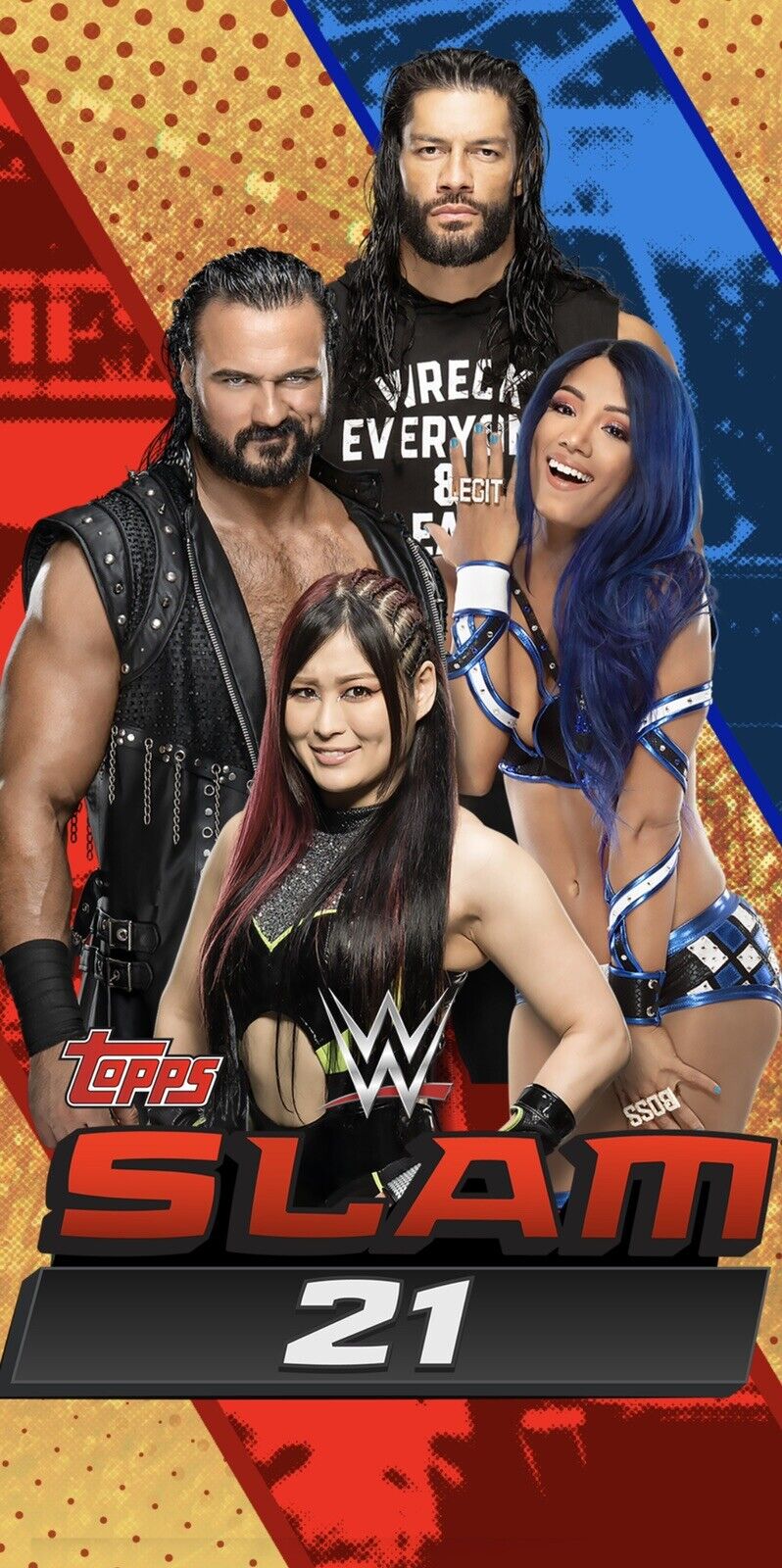 TOPPS WWE SLAM Card Trader ANY 9 CARDS FROM MY ACCOUNT Your Choice - Digital
