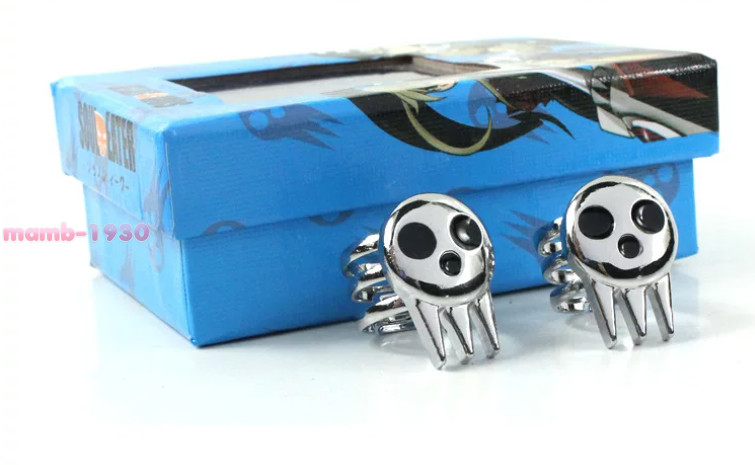 Soul Eater Cosplay: Death the Kid Rings (2-Pack) - Collectible Set
