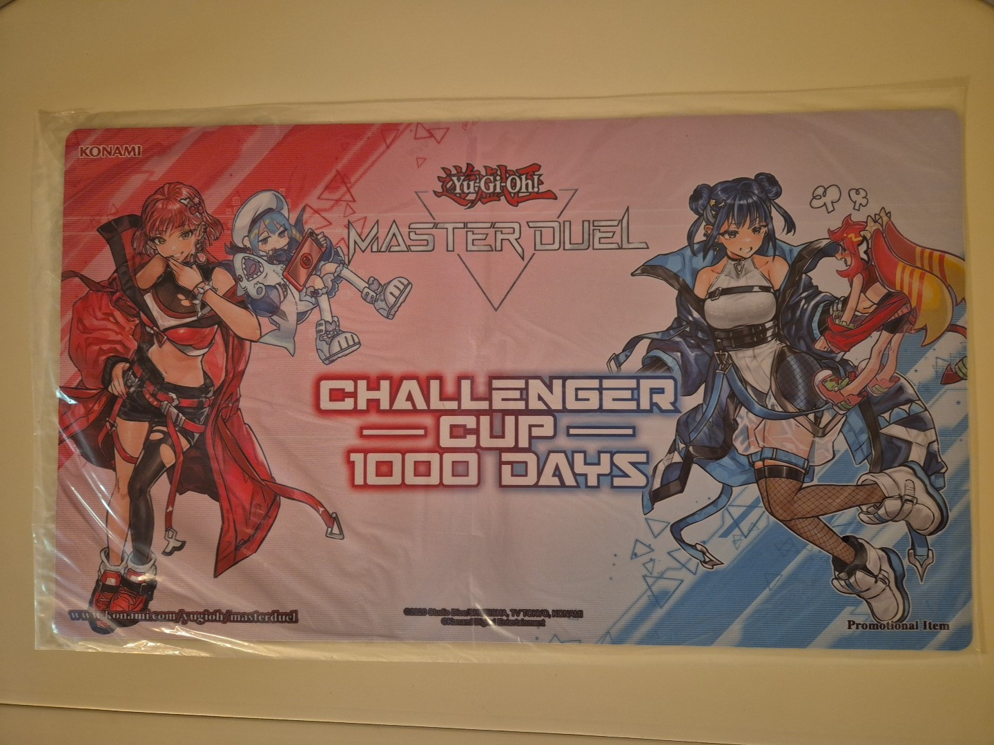 Master Duel Playmat Challenger Cup 1000 Days Evil Twin Konami Promo Yu-Gi-Oh Master Duel Playmat Challenger Cup 1000 Days Evil Twin Konami Promo Yu-Gi-Oh