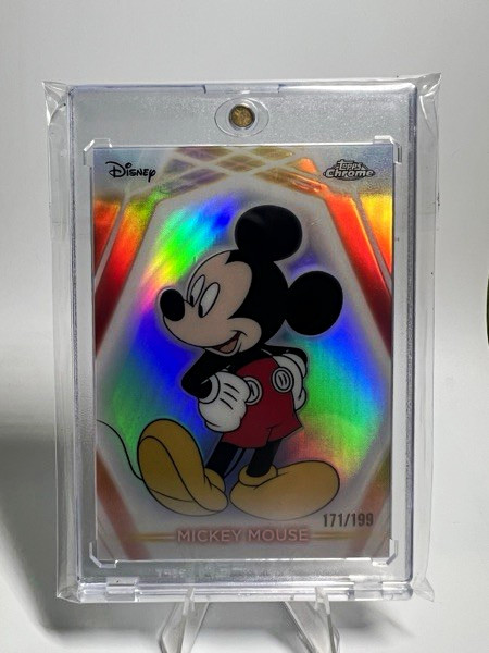 Topps 2026 Topps Chrome Disney Mickey Mouse Neon-etch 171/199 Topps 2026 Topps Chrome Disney Mickey Mouse Neon-etch 171/199