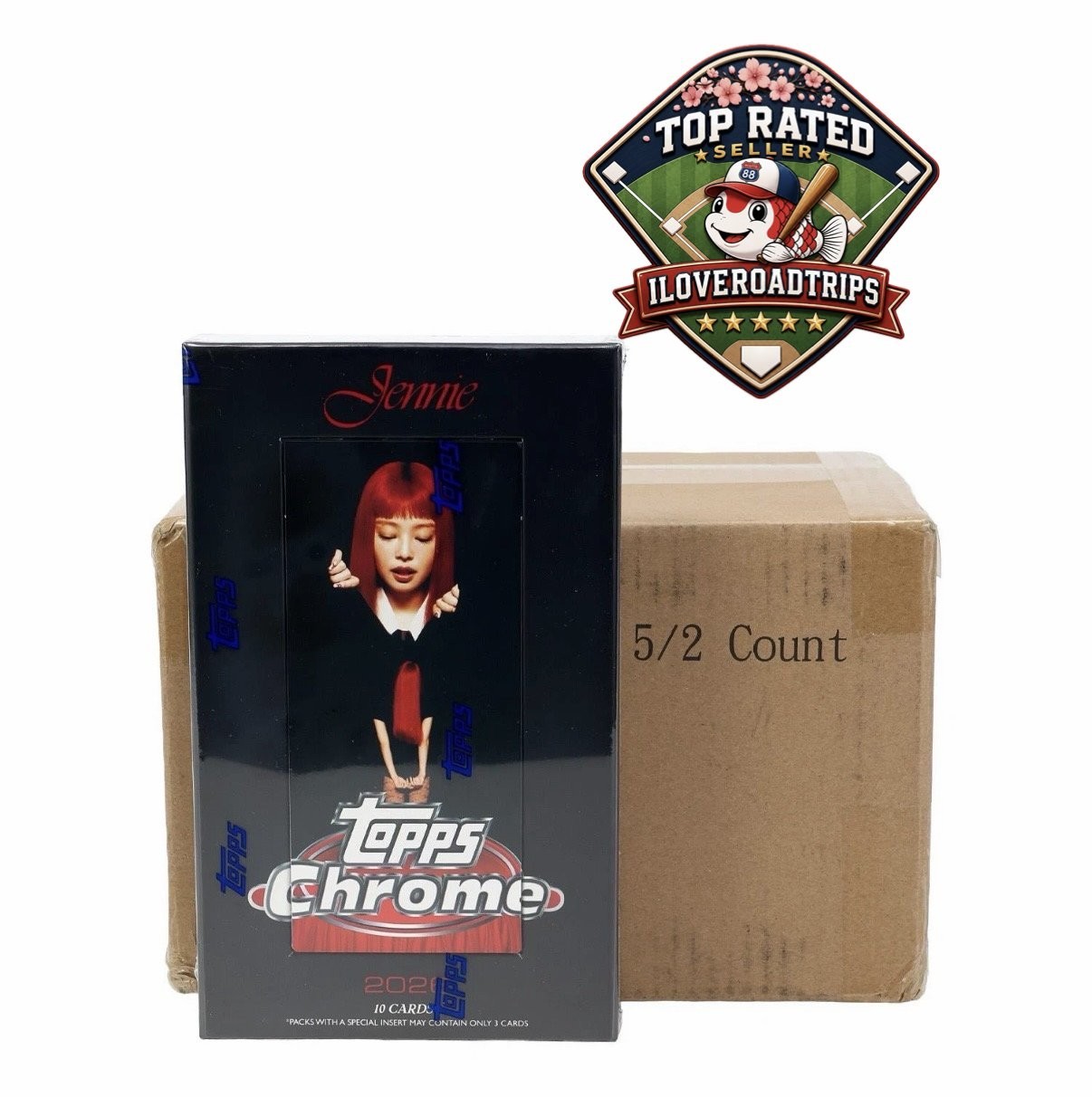 2026 Topps Chrome x Jennie Sealed Case (5 Hobby Boxes) In Hand Ready, NEW/SEALED 2026 Topps Chrome x Jennie Sealed Case (5 Hobby Boxes) In Hand Ready, NEW/SEALED