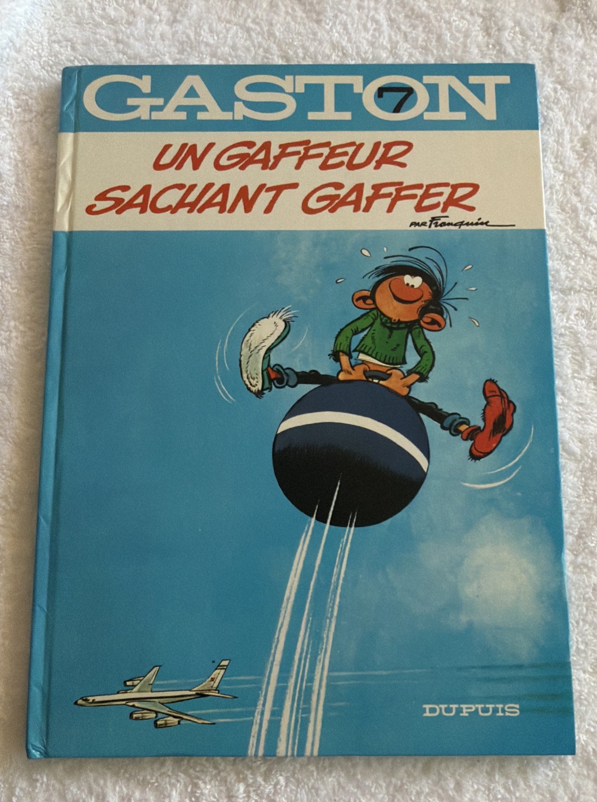 Vintage 1977 Gaston Lagaffe Tome 7 Un Gaffeur Sachant Gaffer Franquin Dupuis BD Vintage 1977 Gaston Lagaffe Tome 7 Un Gaffeur Sachant Gaffer Franquin Dupuis BD