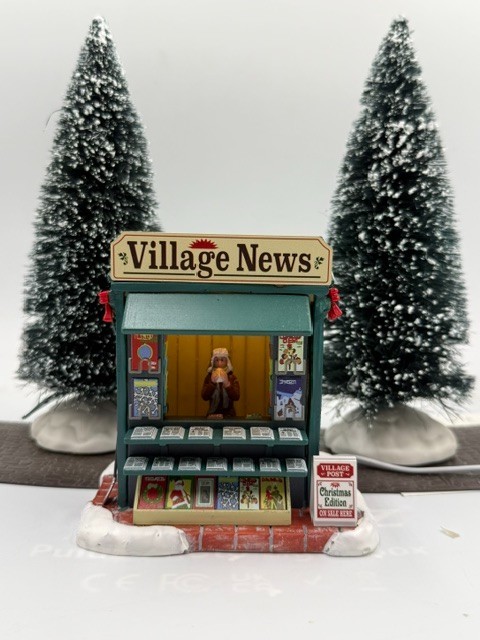 Lemax Caddington Village Good News Day Accessory Lighted LED Lemax Caddington Village Good News Day Accessory Lighted LED