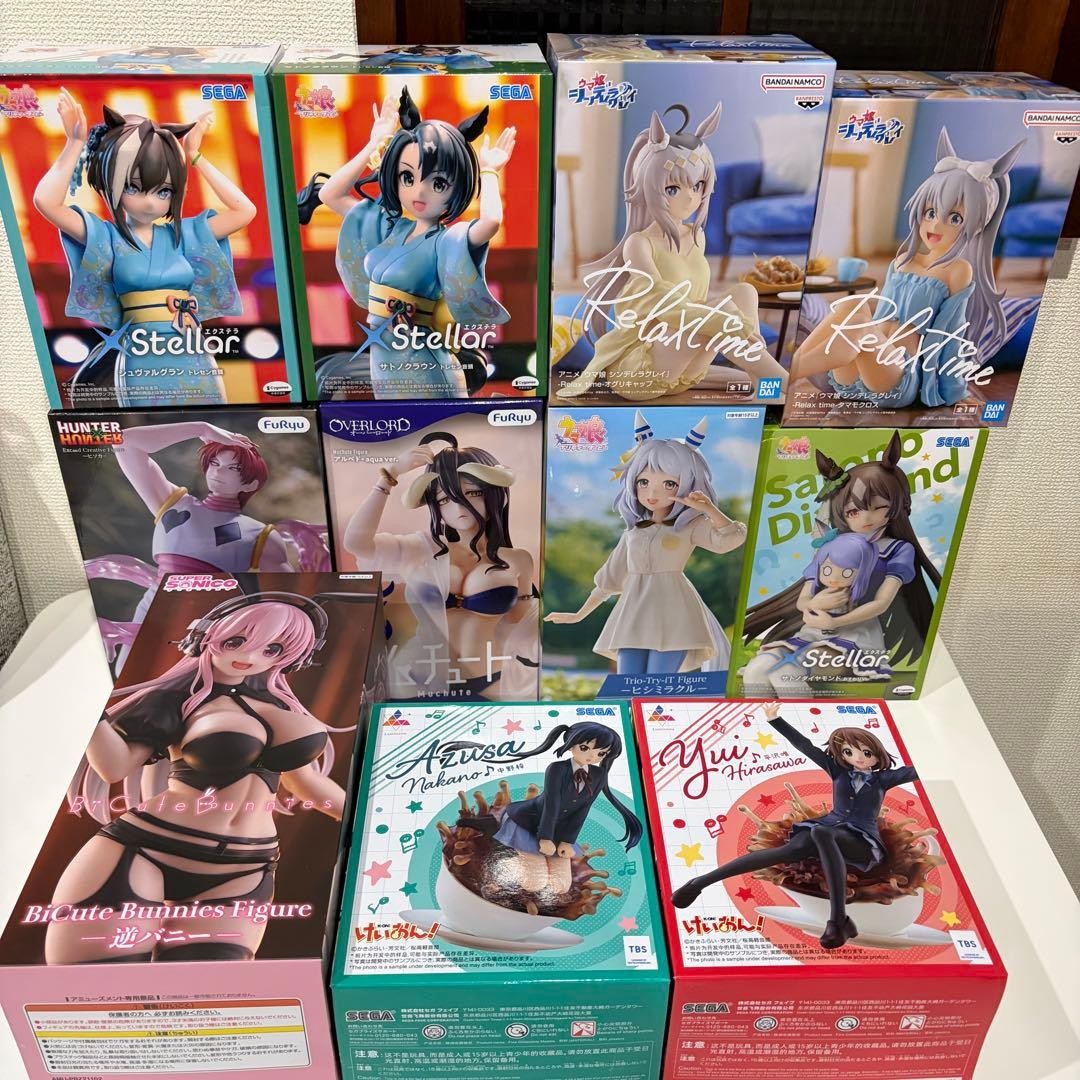 Character Figure Lot 11 Piece Set Japan
