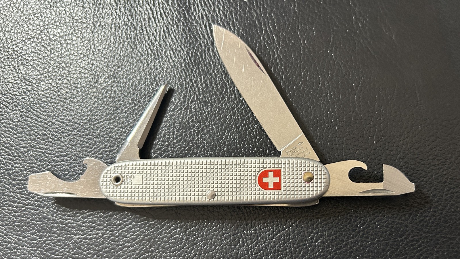 Wenger SOLDIER Swiss Army Knife - Alox - Silver - 93mm - 1989