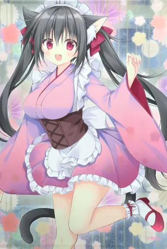 Japanese Maid Rimu-nyan B2 Tapestry Riko Korie Illustration