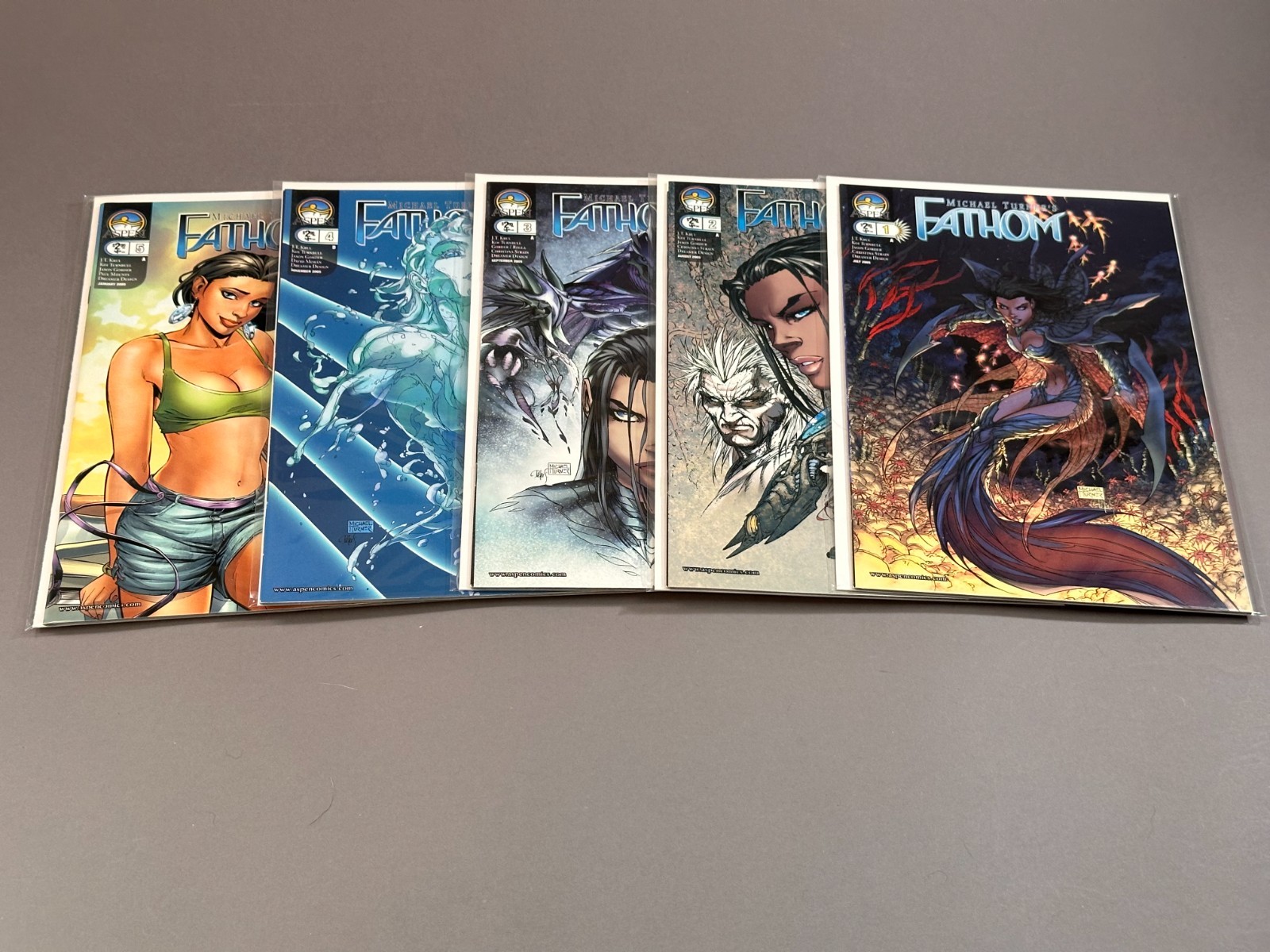 10 Aspen Comics Fathom #1a, 2a, 3a, 4d, 5a, 6a, 7a, 8a, 9a, 11a all variants 10 Aspen Comics Fathom #1a, 2a, 3a, 4d, 5a, 6a, 7a, 8a, 9a, 11a all variants