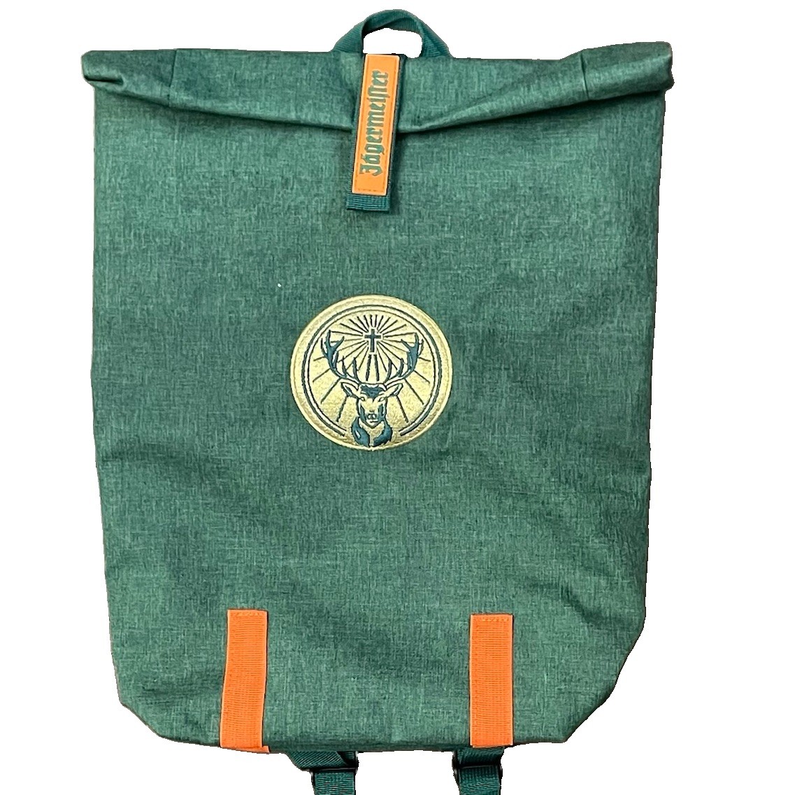 Jagermeister Back Pack Cooler Bag PROMO Backpack Green Orange Insulated Jagermeister Back Pack Cooler Bag PROMO Backpack Green Orange Insulated