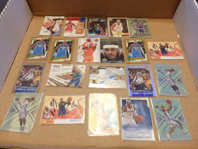 21 Carmello Anthony Insert Cards *SPX Triple Jersey, 2 Numbered Cards