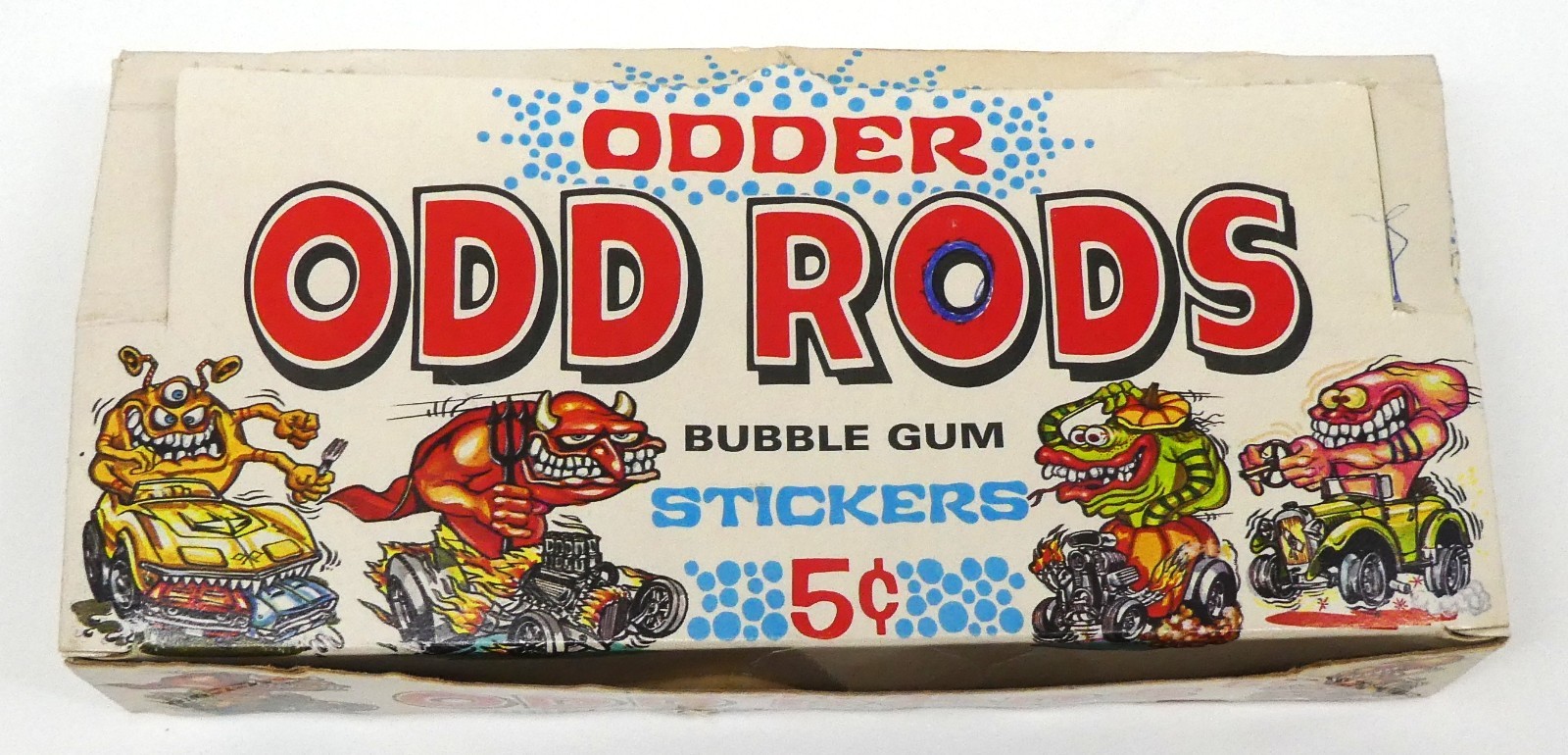 1970 Odder Odd Rods Display Box Rare Original, Donruss 1970 Odder Odd Rods Display Box Rare Original, Donruss