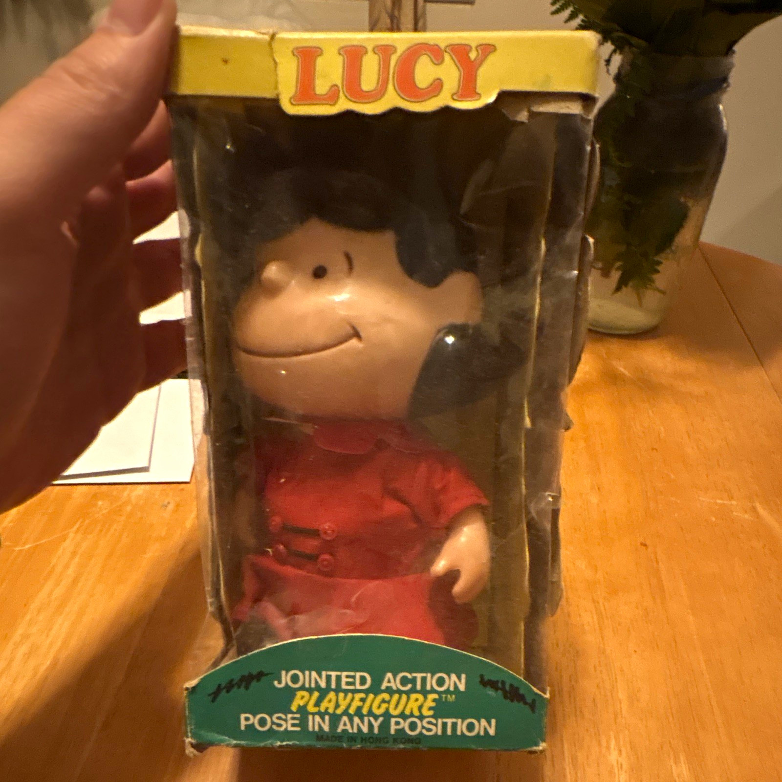 Vintage 1960s-70s Peanuts Lucy Jointed Action Playfigure, Determined Productions Vintage 1960s-70s Peanuts Lucy Jointed Action Playfigure, Determined Productions