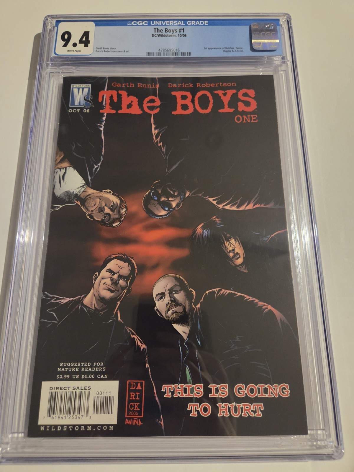 The Boys #1 (DC Comics October 2006) CGC 9.4 The Boys #1 (DC Comics October 2006) CGC 9.4