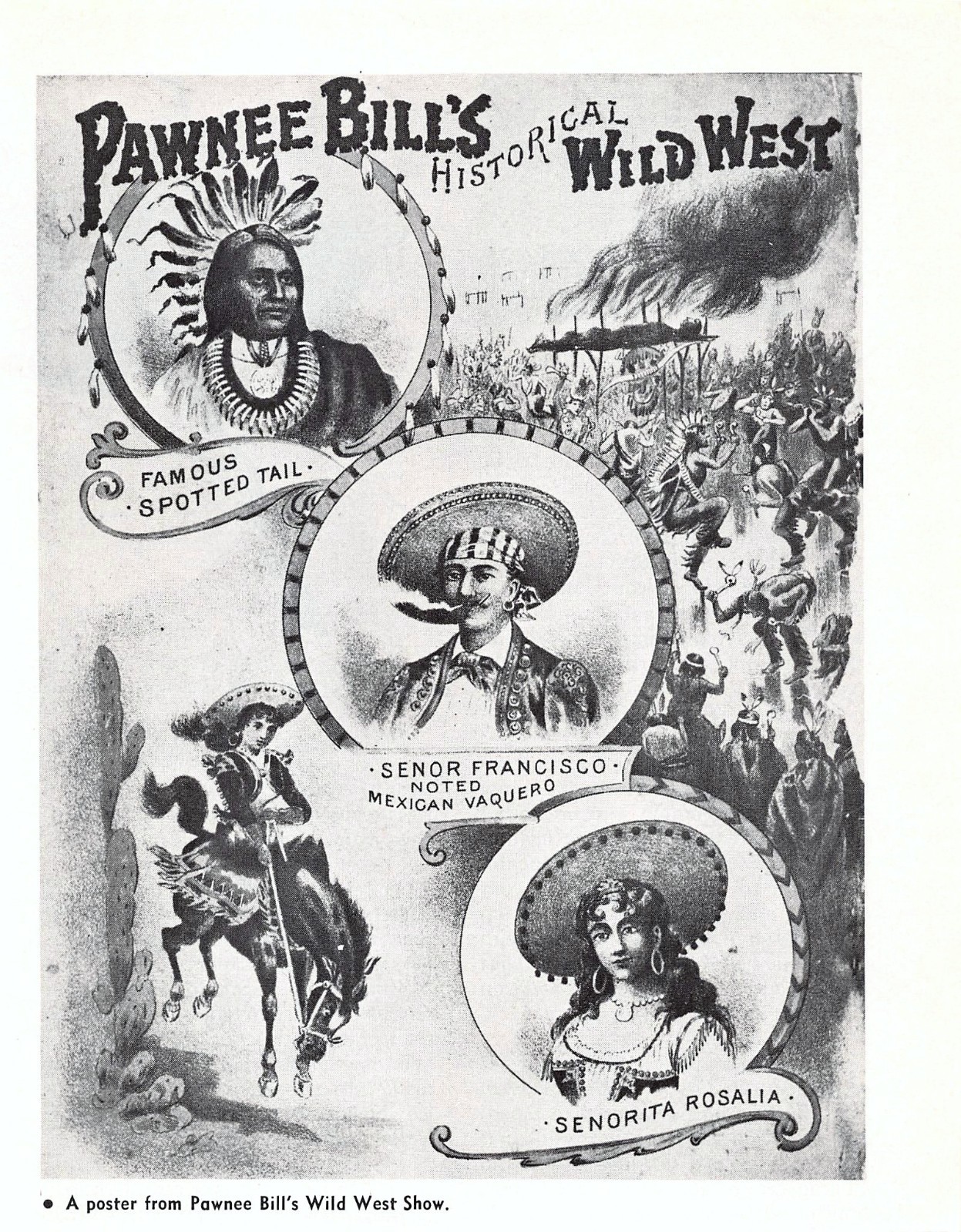 Pawnee Bill's Historical Wild West Spotted Tail 5.375 Pawnee Bill's Historical Wild West Spotted Tail 5.375