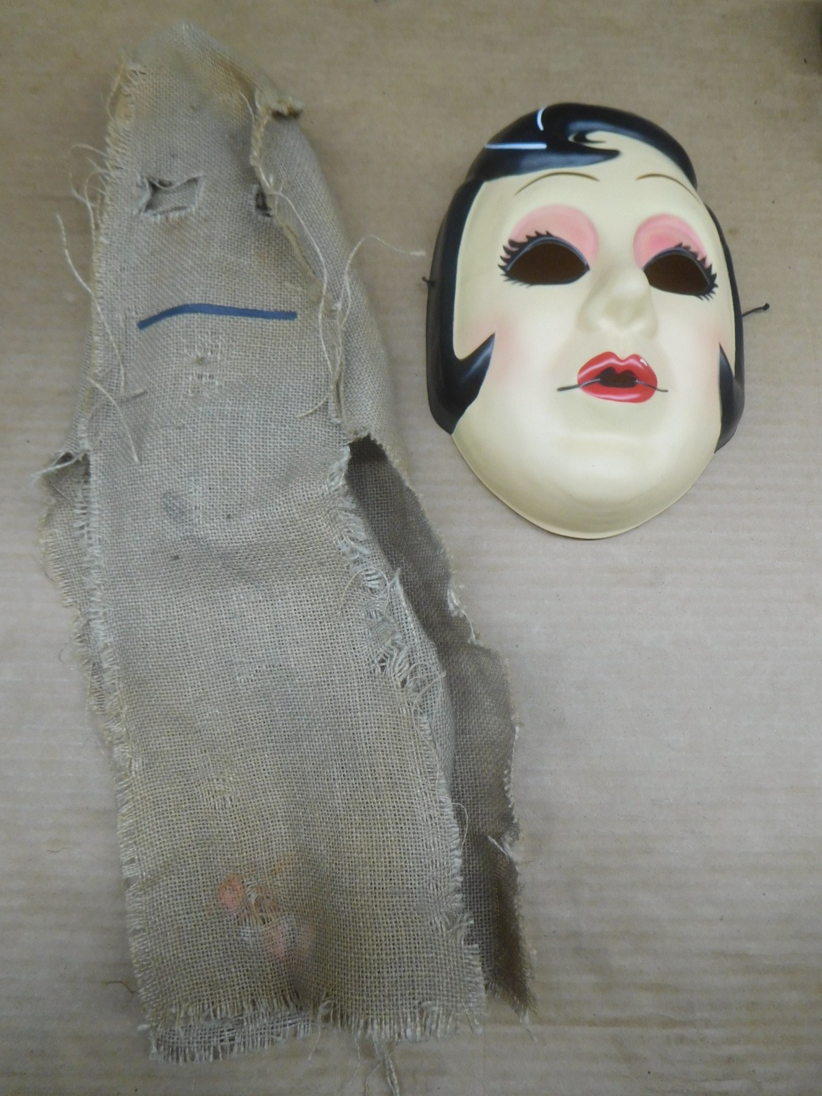 The Strangers Mask x2 lot Man in Pinup Girl Prey Night Trick or Treat Halloween The Strangers Mask x2 lot Man in Pinup Girl Prey Night Trick or Treat Halloween