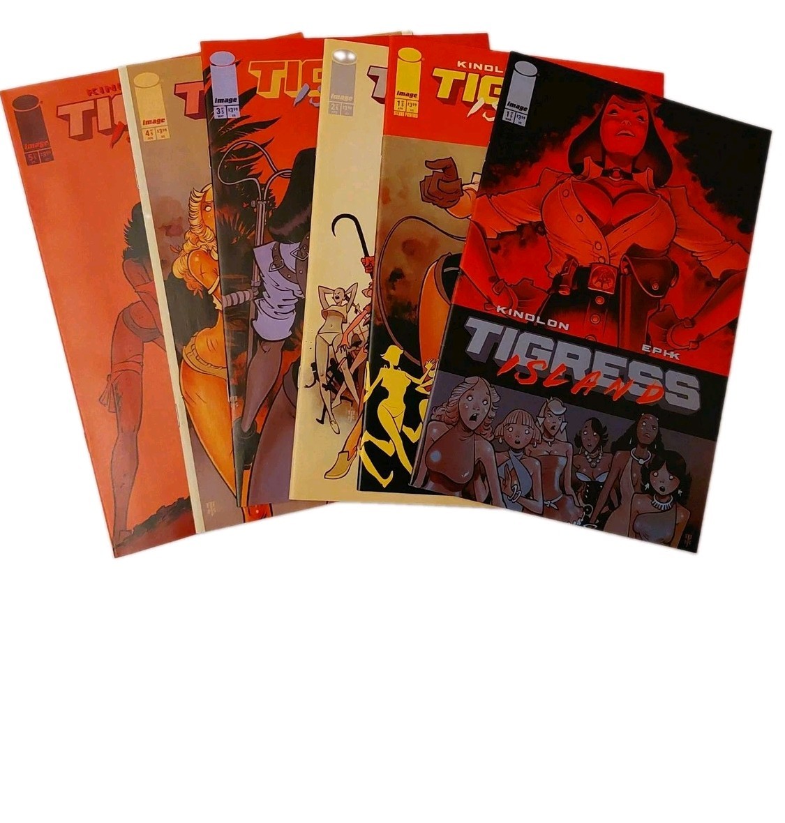 TIGRESS ISLAND #1-5 complete NM SET / 1 (1st and 2nd print) 2 3 4 5 (1st PRINT) TIGRESS ISLAND #1-5 complete NM SET / 1 (1st and 2nd print) 2 3 4 5 (1st PRINT)