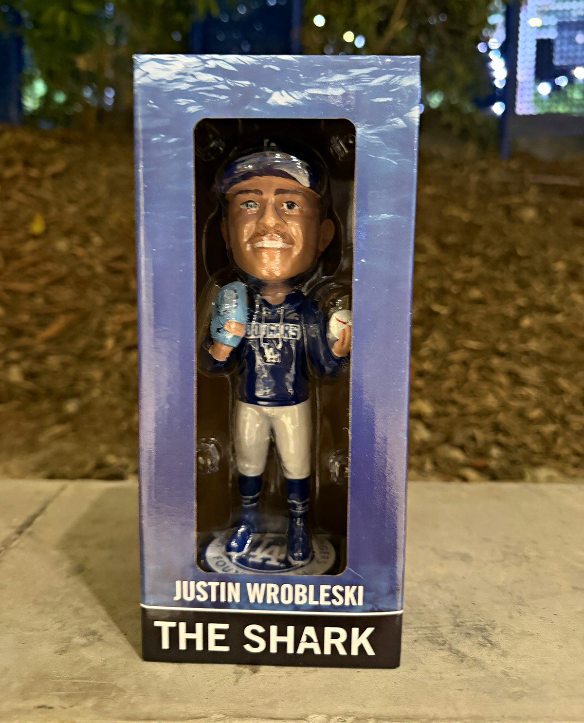 Los Angeles Dodgers MLB ladf Justin Wrobleski The Shark Bobblehead Boxed limited Los Angeles Dodgers MLB ladf Justin Wrobleski The Shark Bobblehead Boxed limited