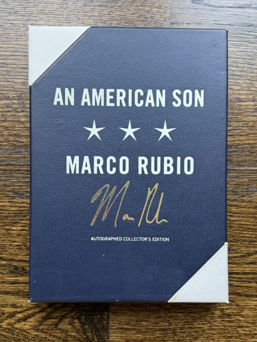 Marco Rubio An American Son Signed Limited 1st Edition w/ box