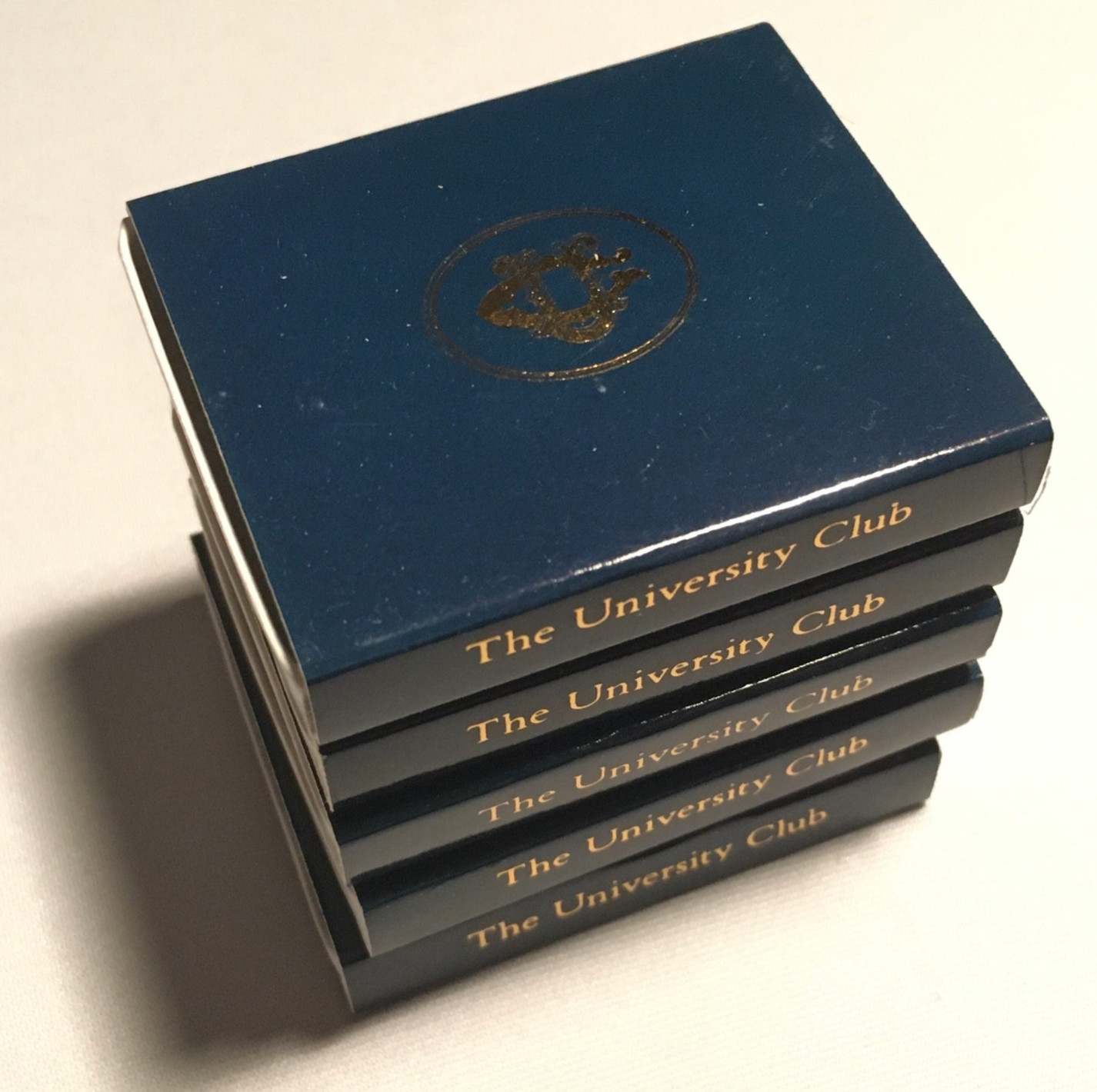 X 5 - University Club of New York - Full Unstruck Matchbox Matchbook NYC Vintage X 5 - University Club of New York - Full Unstruck Matchbox Matchbook NYC Vintage