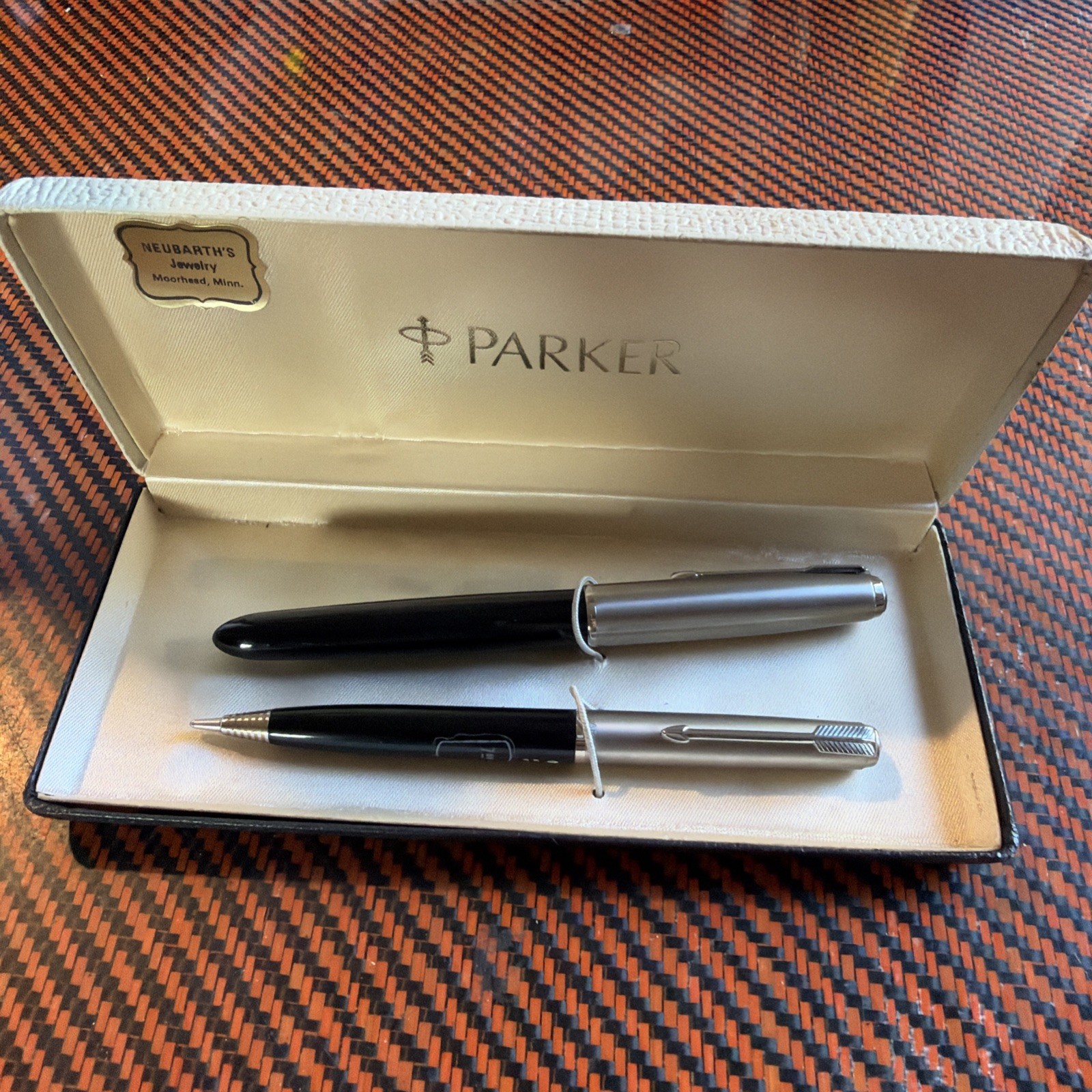 VTG Parker Electro-Polished Pen And Liquid, Lead Pencil Set W/Box & Case New VTG Parker Electro-Polished Pen And Liquid, Lead Pencil Set W/Box & Case New