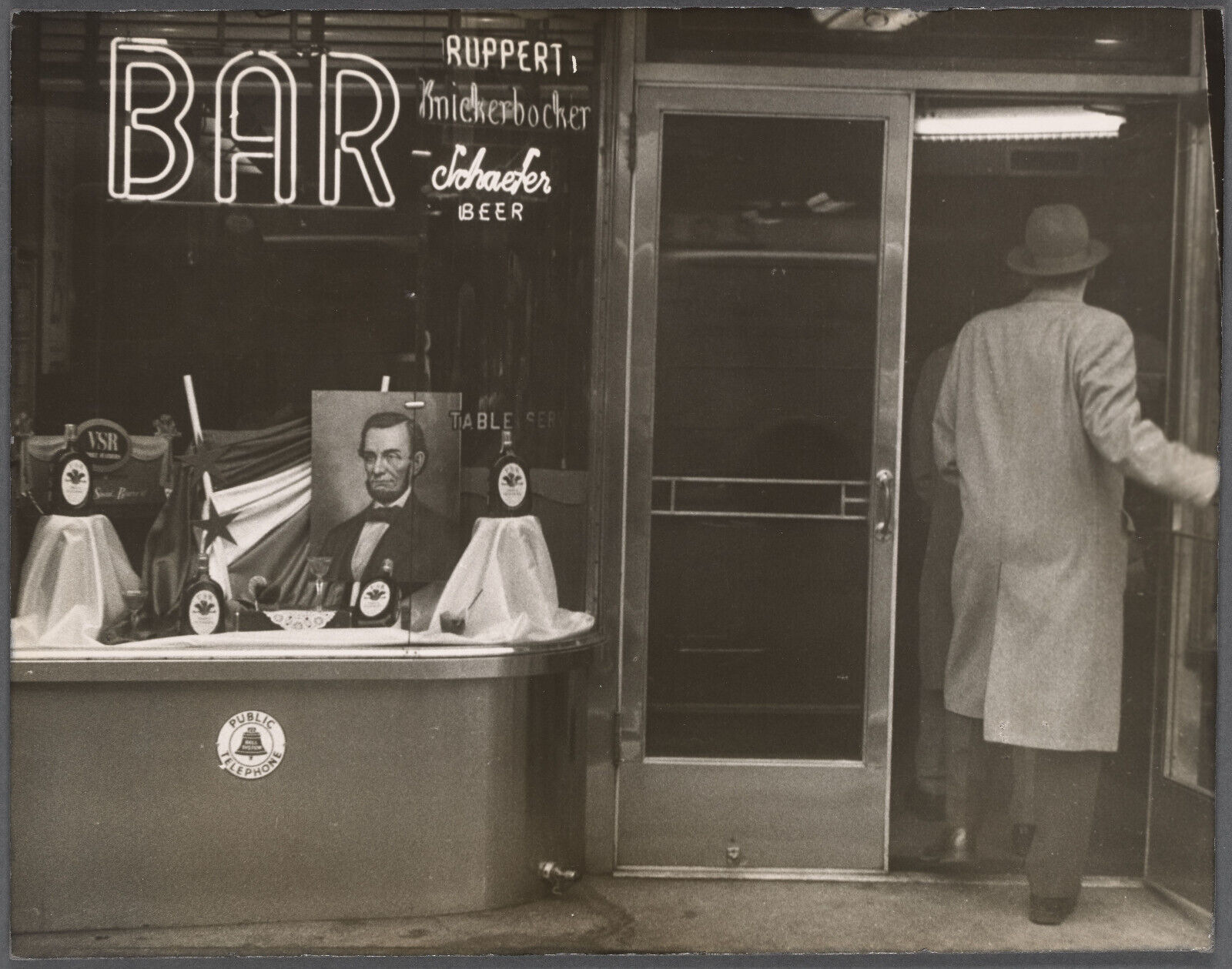 Old 8X10 Photo, 1930\'s Bar, New York City 5194703