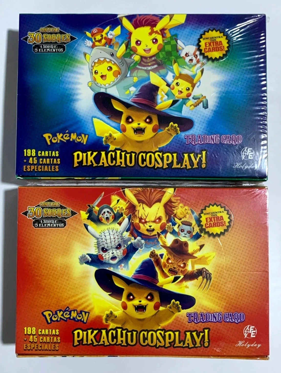 10 BOXES - 2025 BOX POKEMON PIKACHU COSPLAY FE Trading Cards - 