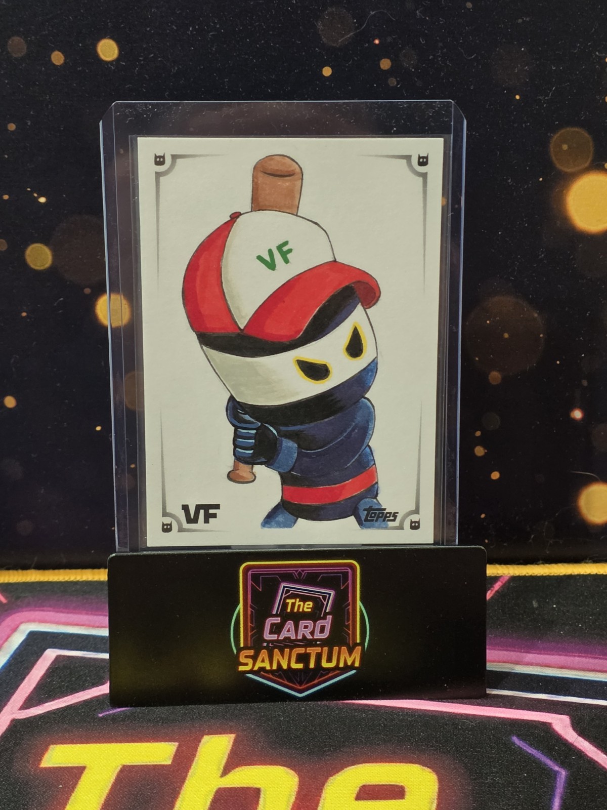 2026 Topps Chrome VeeFriends Notorious Ninja David Acevedo Sketch 1/1 1975 Topps