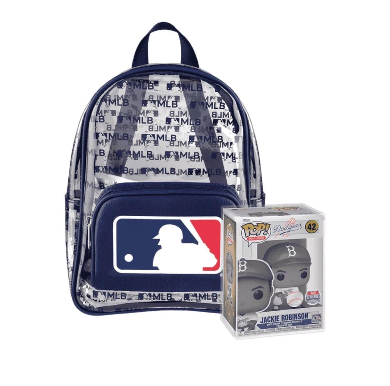 LIMITED EDITION BUNDLE - MLB STADIUM MINI BACKPACK AND POP JACKIE ROBINSON LIMITED EDITION BUNDLE - MLB STADIUM MINI BACKPACK AND POP JACKIE ROBINSON