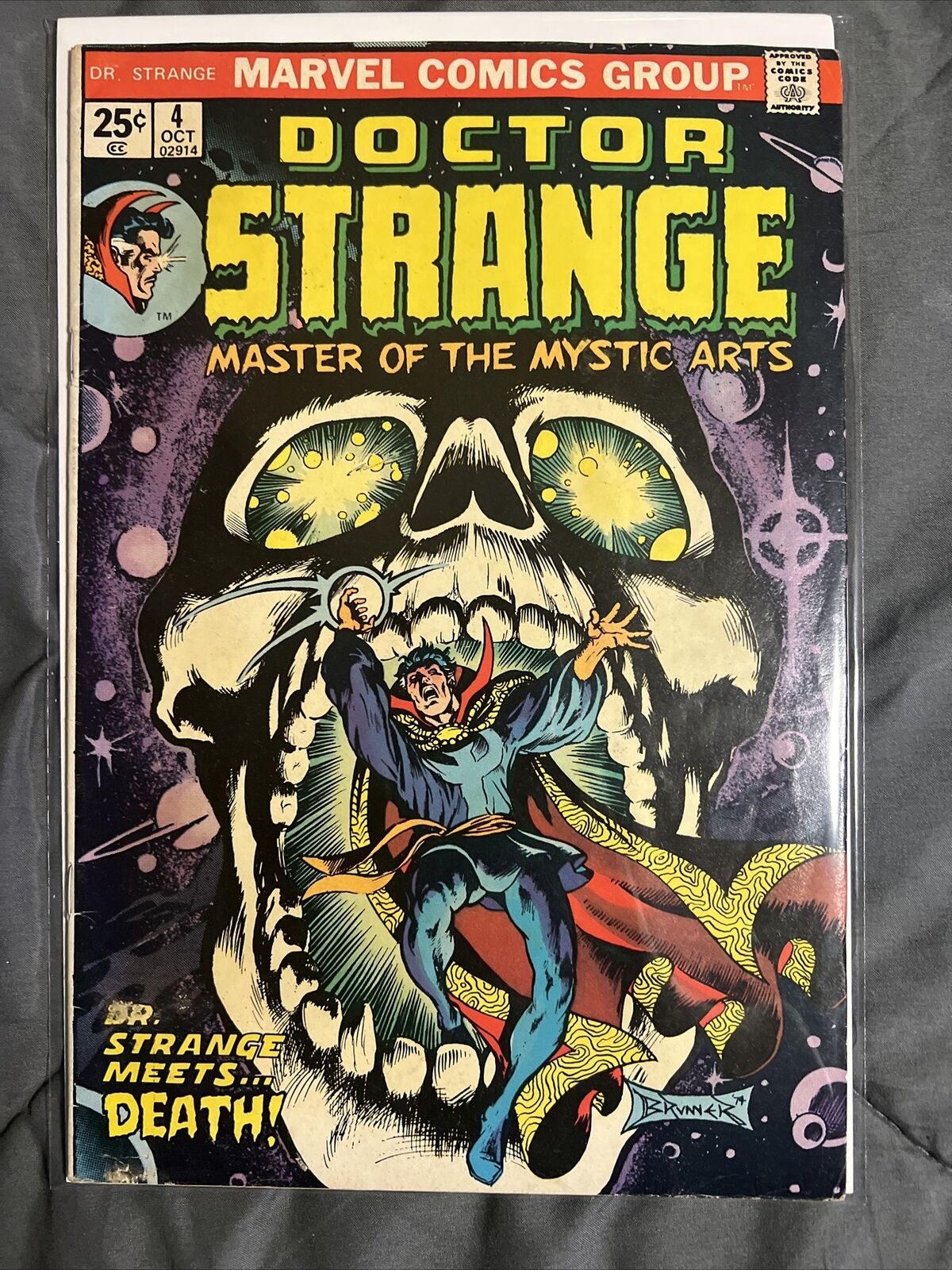 Marvel Comics Doctor Strange #4 October 1974 Frank Brunner Art