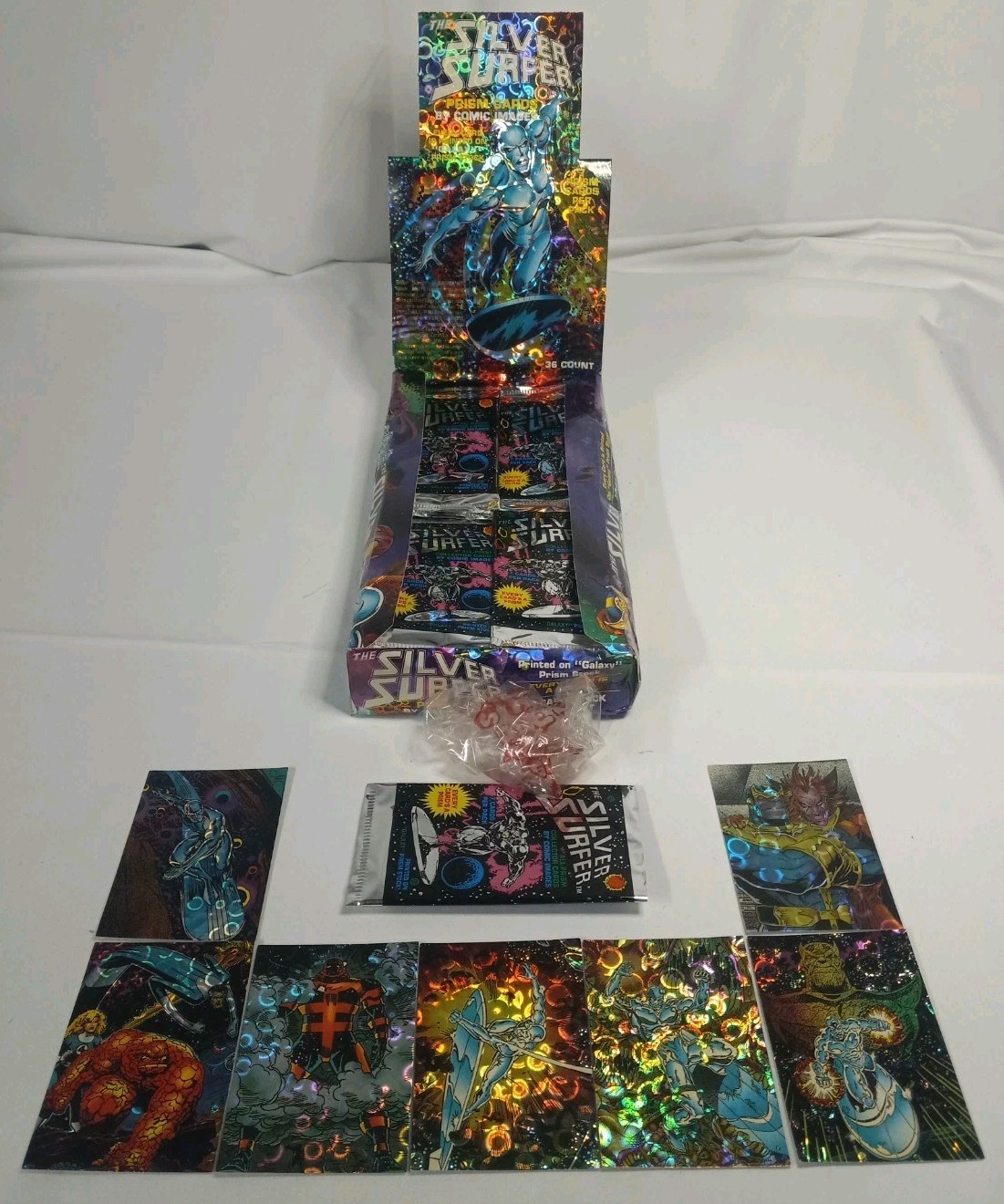 BOX FRESH & TESTED 1 Pack 1992 Silver Surfer All Prism Sealed *plz Read marvel