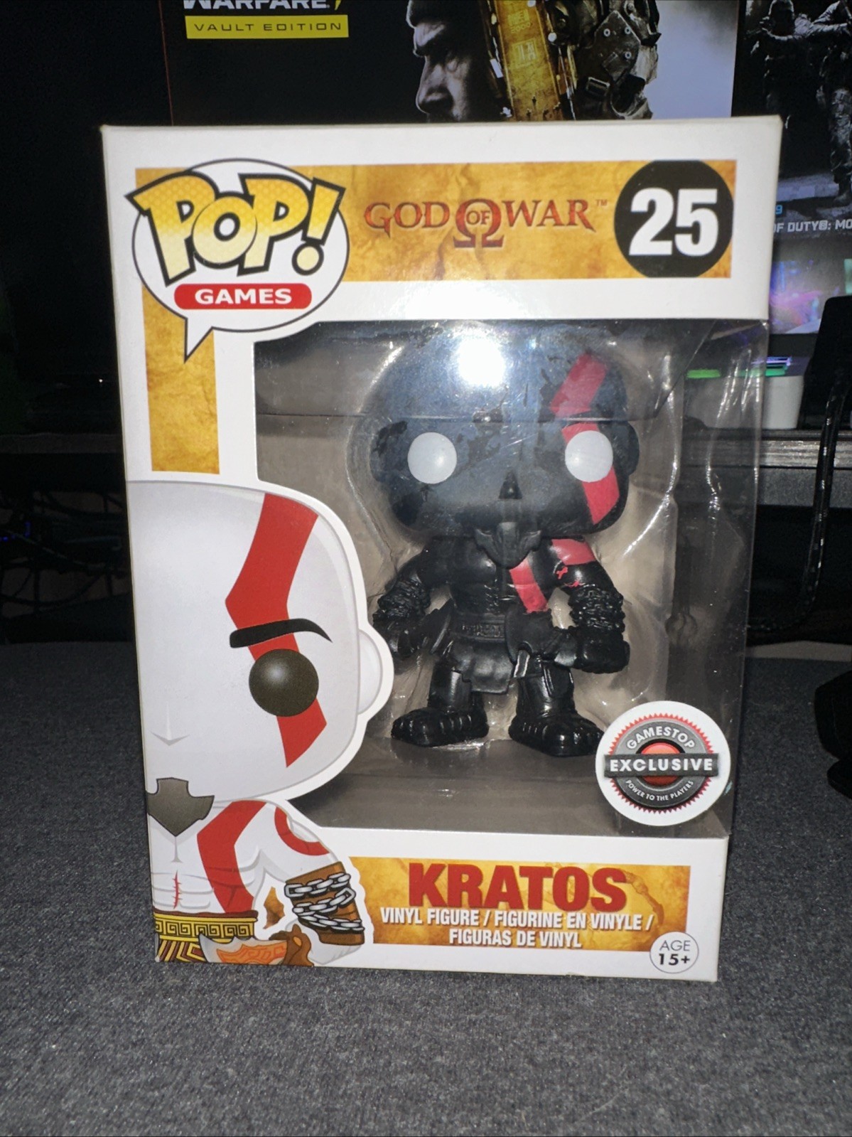 Funko Pop Games God Of War Kratos 25 GameStop Exclusive.