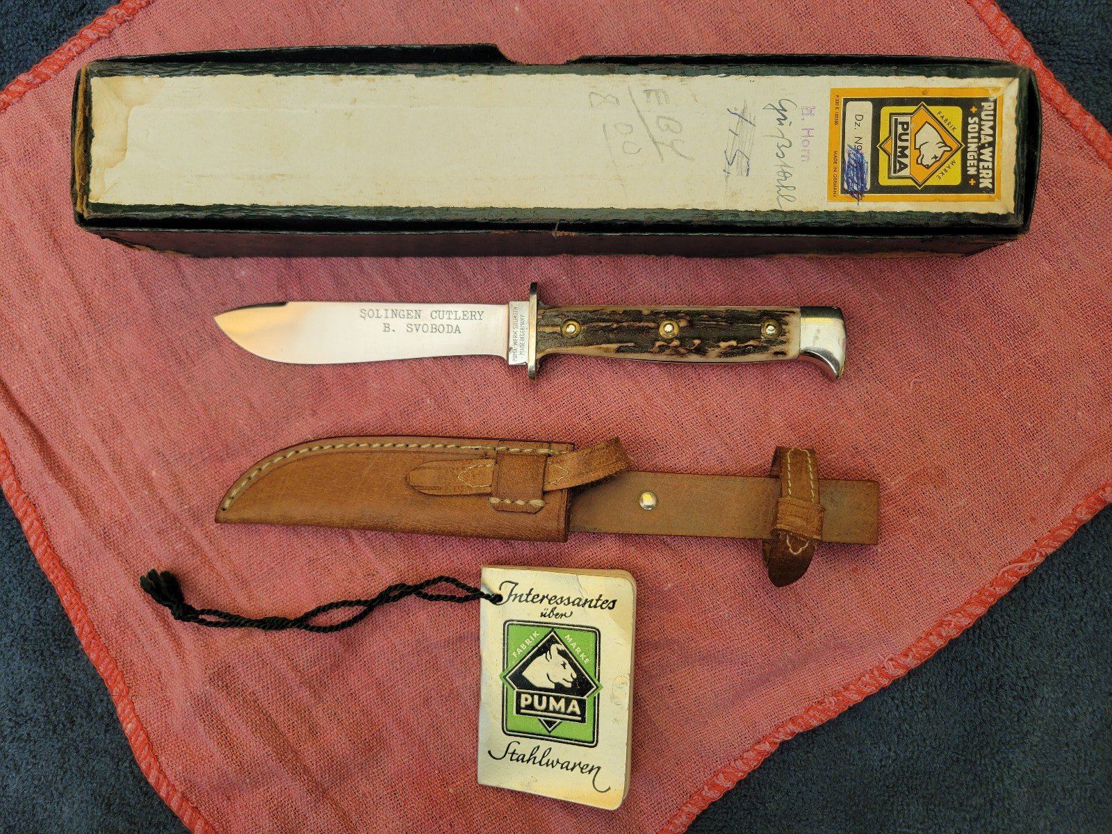 Puma 3587 Kleiner Jagdnicker - Rare Pre- 1964 B. Svoboda Import