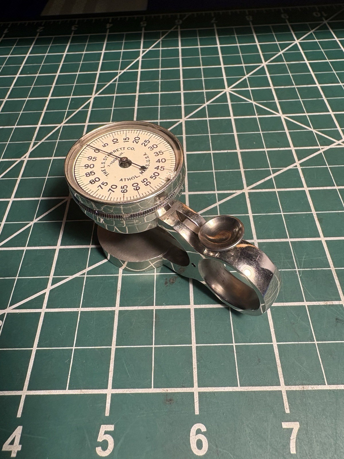 Vintage Starrett No.170 Dial Thickness Gage. Condition Is Very Good Vintage Starrett No.170 Dial Thickness Gage. Condition Is Very Good