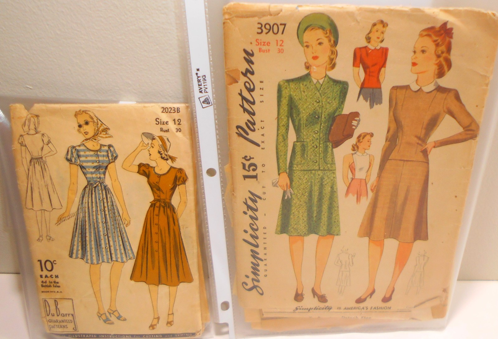 2 Vtg 1930's-40 2 Vtg 1930's-40