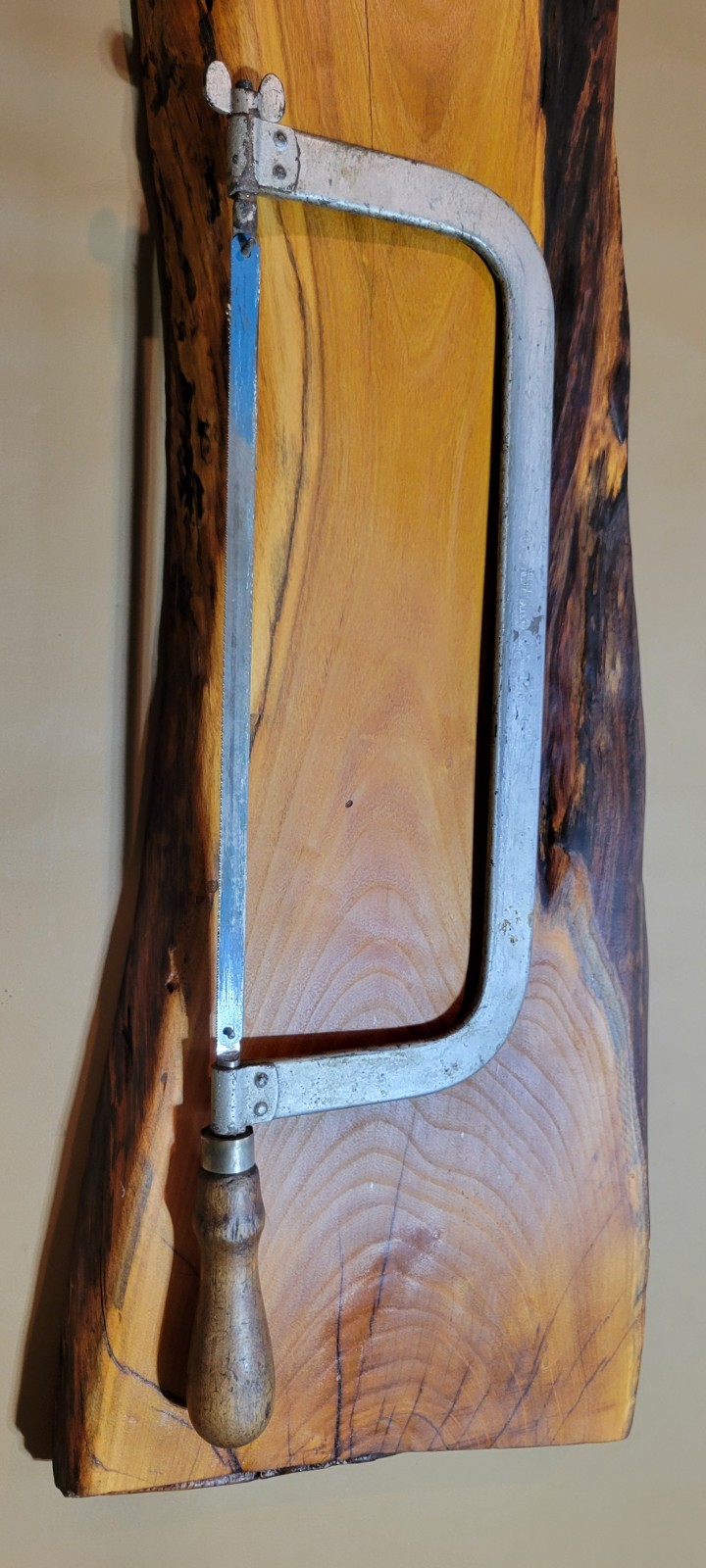 1930s Miller Falls No 15 Hack Saw Antique Wood Handled Oversized 1930s Miller Falls No 15 Hack Saw Antique Wood Handled Oversized