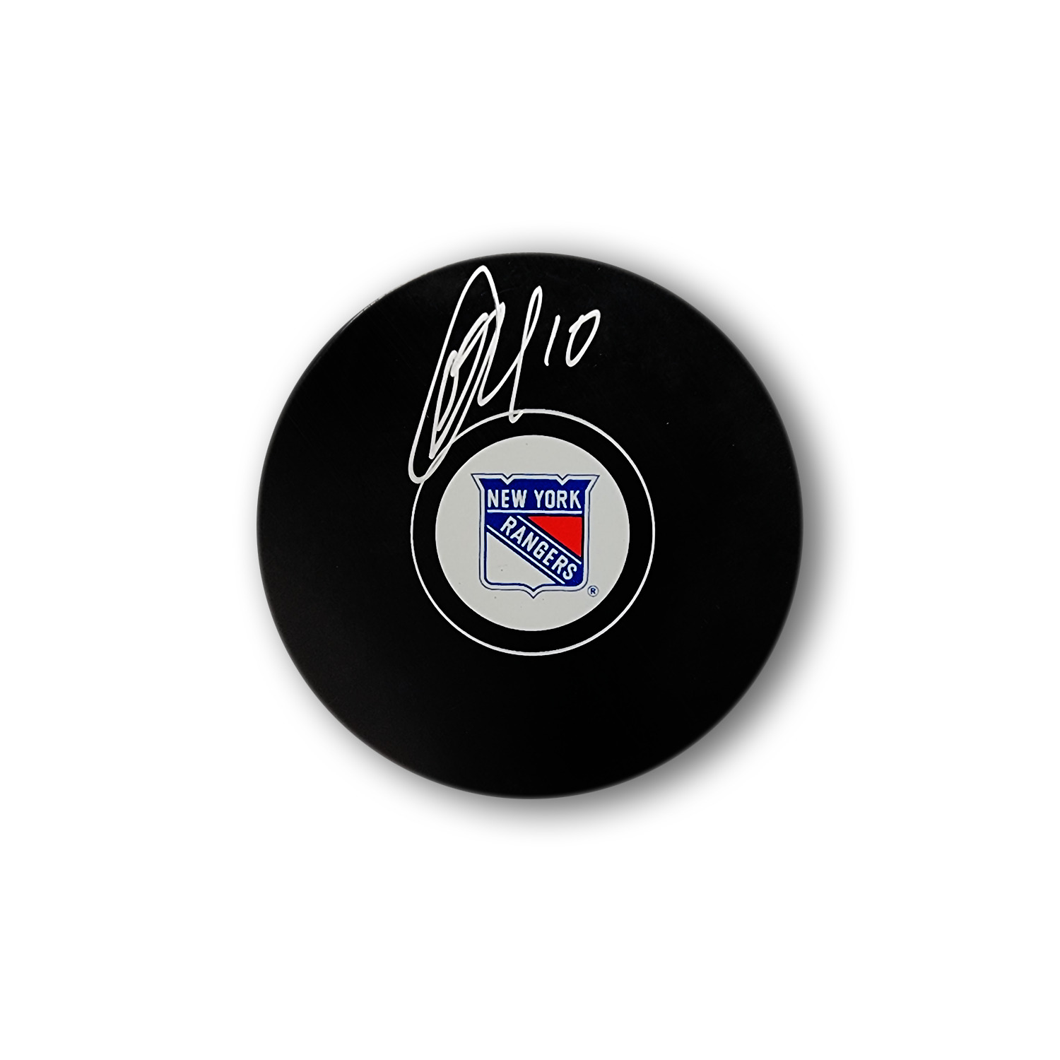 Artemi Panarin Autographed New York Rangers Hockey Puck